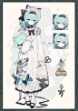 给朋友画的服设 - 小红书