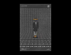 文字穿插！12张Benedicto Cernal III创意海报设计