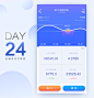 作品：比特币金融实时数据APP 
