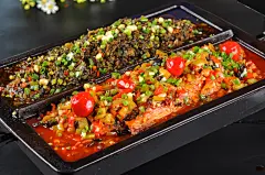 美团外卖烧烤店烤鱼美食图片设计