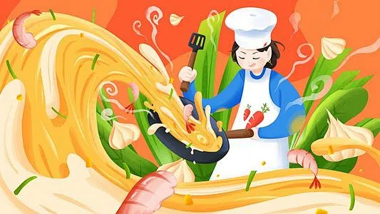 厨神插画_百度图片搜索-花瓣网
