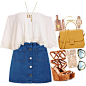 A fashion look from July 2016 featuring cotton shirts, Miss Selfridge and heeled sandals. Browse and shop related looks.