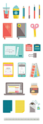 Personal Icons by Jucelle Lim, via Behance: 