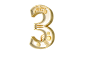 金属机械数字3