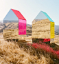 Amusing Kaleidoscope Houses by Autumn de Wilde : For a Cadillac ad campaign of Escalade 2015, photographer and artist Autumn de Wilde uniquely thought of creating this installation dubbed as Lighting, Layers and Reflections as a perfect backdrop....