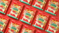 娘炊烟品牌调味料插画包装设计_小李白品牌_【68Design】