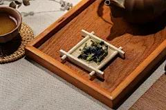 蝶豆花茶茶道茶文化茶叶摄影图