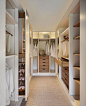 Walk-In Closet Inspiration… Ours is this big but needs organization!: 