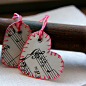 Music paper ornaments ~ could also be gift tags!