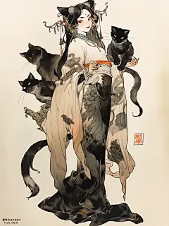 妖猫传 | 角色设计 | 古风服设插画 - 小红书