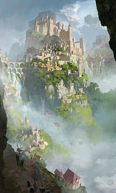 故里辞旧采集到漫景—建筑
