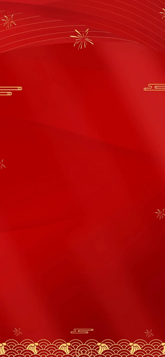 新年喜庆红色背景图底图_1_设计师莉子呀_来自小红书网页版-花瓣网