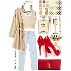 A fashion look from August 2015 featuring crop top, trench coat and zara jeans. Browse and shop related looks.
