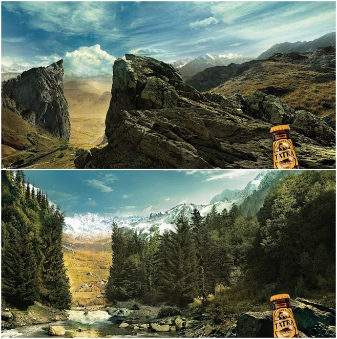 Tatra啤酒创意广告：天然酿造的好品质...