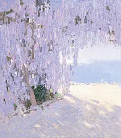 Bato Dugarzhapov 钟爱印象派画法，在他的画面里仿佛有一种特殊的光晕，让自然中的风景显得异常温柔和细腻。