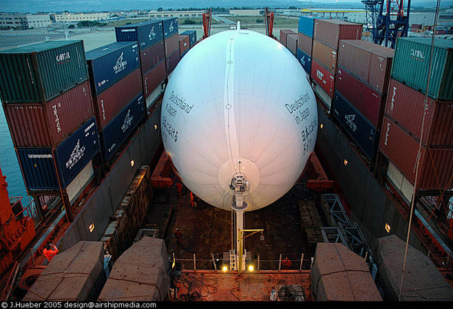 海运齐柏林nt半硬式飞艇