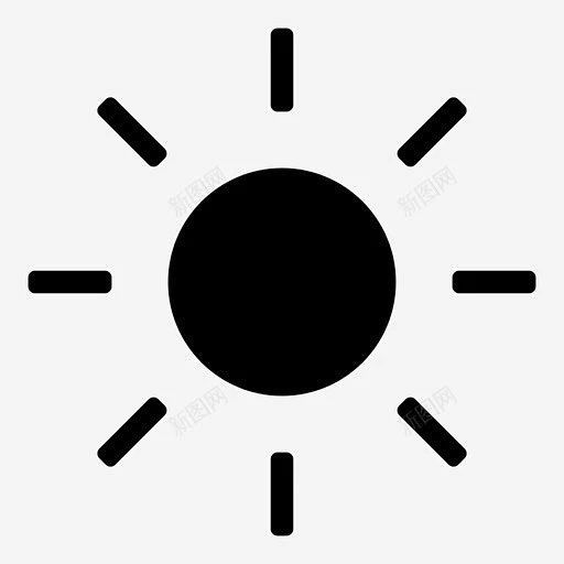 阳光亮度日光 icon 图标 标识 标志 UI图标 设计图片 免费下载 页面网页 平面电商 创意素材-花瓣网