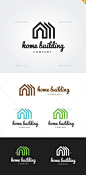 Home Building Logo Template Vector EPS, AI #logotype Download: http://graphicriver.net/item/home-building/9145123?ref=ksioks: 