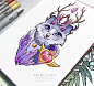 cat by AsikaArt
