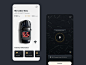 Day 57 minimal clean ui dark app cabriolet luxury car mercedes benz car rental car sharing uber product card map transport app vehicle rental app car rent app apps application 365 daily challenge ux ui design j3gors