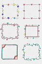 手绘可爱卡通边框标题文本框内容框