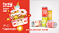 尚智×自由派对｜系列饮品乳制品包装｜食品包装设计 on Behance