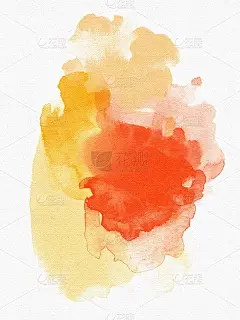 手绘水彩色彩丰富，红橙黄抽象背景。用于卡片，明信片，印刷，海报，横幅，广告，商店，市场，婚礼，生日，