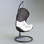 休闲吊椅3D模型 （OBJ,MAX）