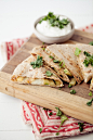 Grilled Cumin-Lime Zucchini Quesadilla | Naturally Ella