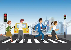 过马路 【酷图网】交通规则,奔跑,车辆,过马路,人行横道,横道,斑马线,插图,红绿灯,赶时间,知识科普,元素,素材,卡通,手绘,交通知识,安全行车知识,全国交通安全,交通安全日,交通安全海报,交通安全展板,交通安全,交通安全常识,漫画,校园交通安全,学校交通安全,宣传知识,展板,海报,宣传栏,交通安全知识,背景,