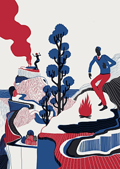 LIO里哦采集到风格插画