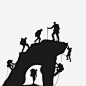登山运动人物黑白剪影png免抠素材_新图网 https://ixintu.com 登山 运动 人物 黑白 剪影 AI