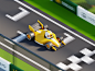 Formula 1 - 3D Illustration