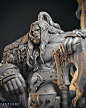 World Of Warcraft. Grom Hellscream, Abbas Emadi. 3DCube : Hi friends, hope you are well. This is my recent personal work. It is a 3D Print project that I wanted to show my abilities 
in 3D Printing.
The main idea for this work, began of two years ago, whe