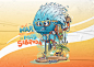 Behance Cali Character colombia design guacala guacalastudio ILLUSTRATION  photoshop poster