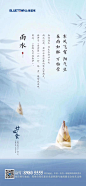 雨水节气海报 (30)