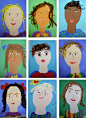 Cute self-portait ideas for the kids...gonna try it this morning!: 