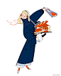 cartoon ILLUSTRATION  Character design  Graphic Designer design spring characters Digital Art  Drawing  арт