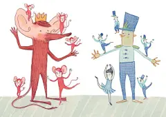 #云朵分享#分享一组可爱的插画作品，来自 Francesca Massai ~

这组作品整体清新淡雅，色调柔和，给人舒适的感受。作品里还藏着作者的小脑洞，比如两只戴帽子的大鹅背对着背伸出脚，好像在跳舞；蓝色的花朵里藏着好多玩闹的小人儿；一红一蓝两个大个子，都有自己小小的伙伴，发现这些小细节时就想和作 ​​​​...展开全文c