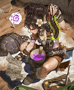 ninnan采集到人物绘