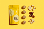 Basic Bits Raw Snack Balls : Basic Bits Raw Snack Balls Brand Identity & Packaging Design