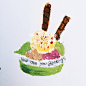 油画棒创作之美食篇——
草莓冰淇淋、蓝莓慕斯、
甜甜圈、蛋黄酥、芝士汉堡
花卷蛋糕、冰淇淋球、马卡龙
奶油酥[米奇比心]，甜到你滴心坎里@墨小黛chloe 创意儿童画分享超话 ​​​​