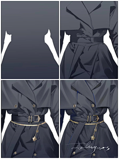 MH欢酱采集到衣服（布褶）