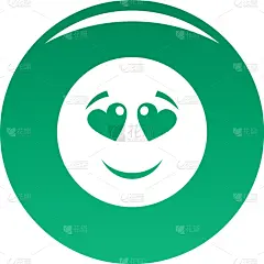 绿色,计算机图标,可爱的,品牌名称,面部表情,舌头,欢乐,分离着色,爱,微笑
