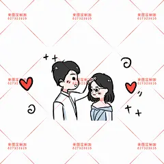 豆豆头像 手绘头像 情侣头像 女生头像 男生头像 Q版头像 可爱个性手绘 卡通头像 动漫少女 二次元头像 简笔画 超仙头像 可爱头像