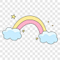 可爱卡通手绘彩虹云朵装饰元素装饰图案PNG图片➤来自 PNG搜索网 pngss.com 免费免扣png素材下载！