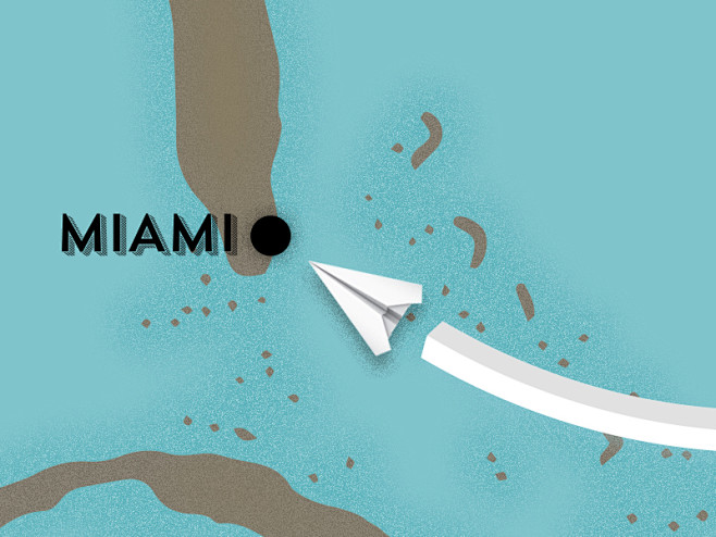 World Map - Miami