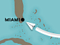 World Map - Miami