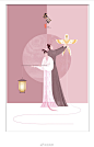 好看的24节气古风插画合集

画师 ：@娇子的城堡 

