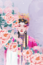 古风人物戏曲花旦国粹女人